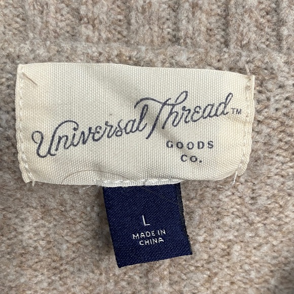 Universal Thread Women's Brown Crew Neck Sweater - Picture 3 of 3